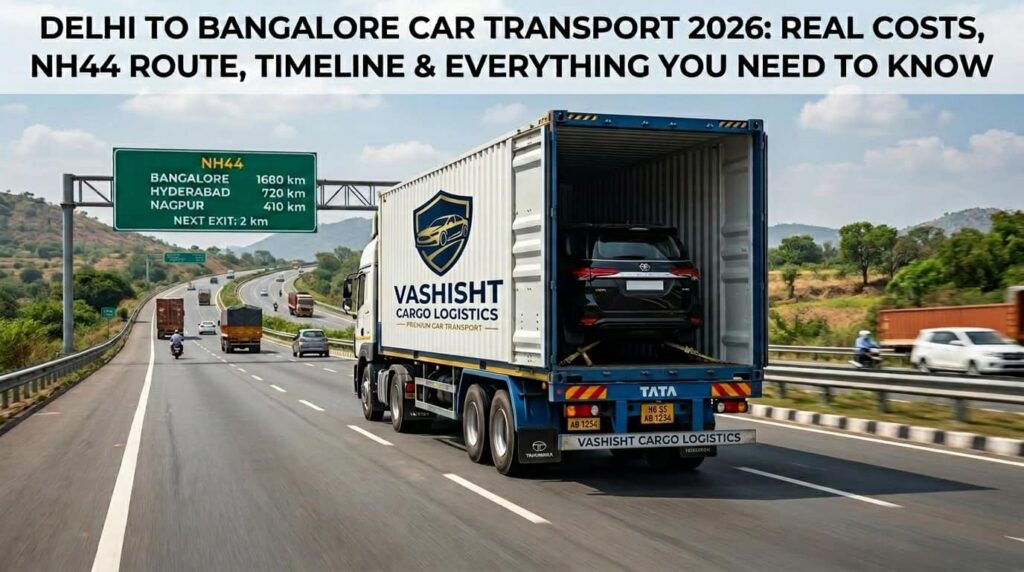 Delhi to Bangalore car transport